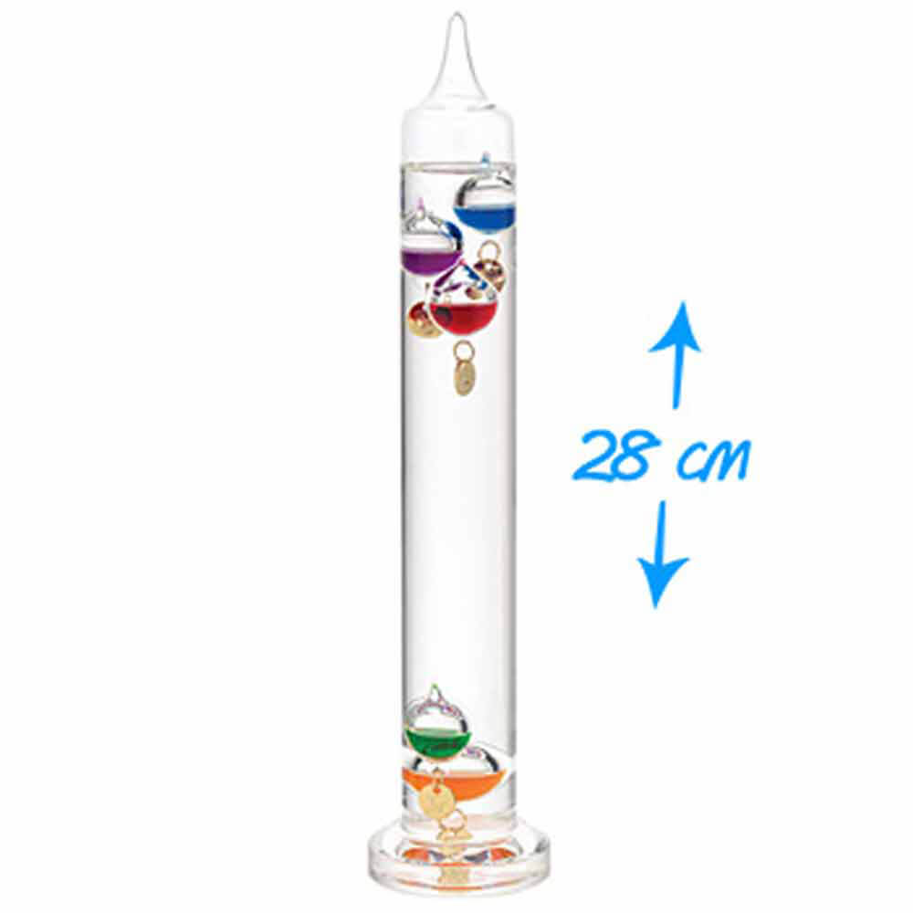 EASY READ Outdoor Hanging Galileo Thermometer (28 Total Height) W