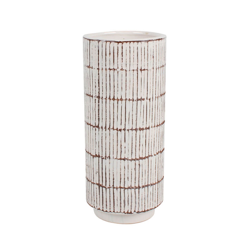 Vaso in ceramica Flint (21x9 cm)