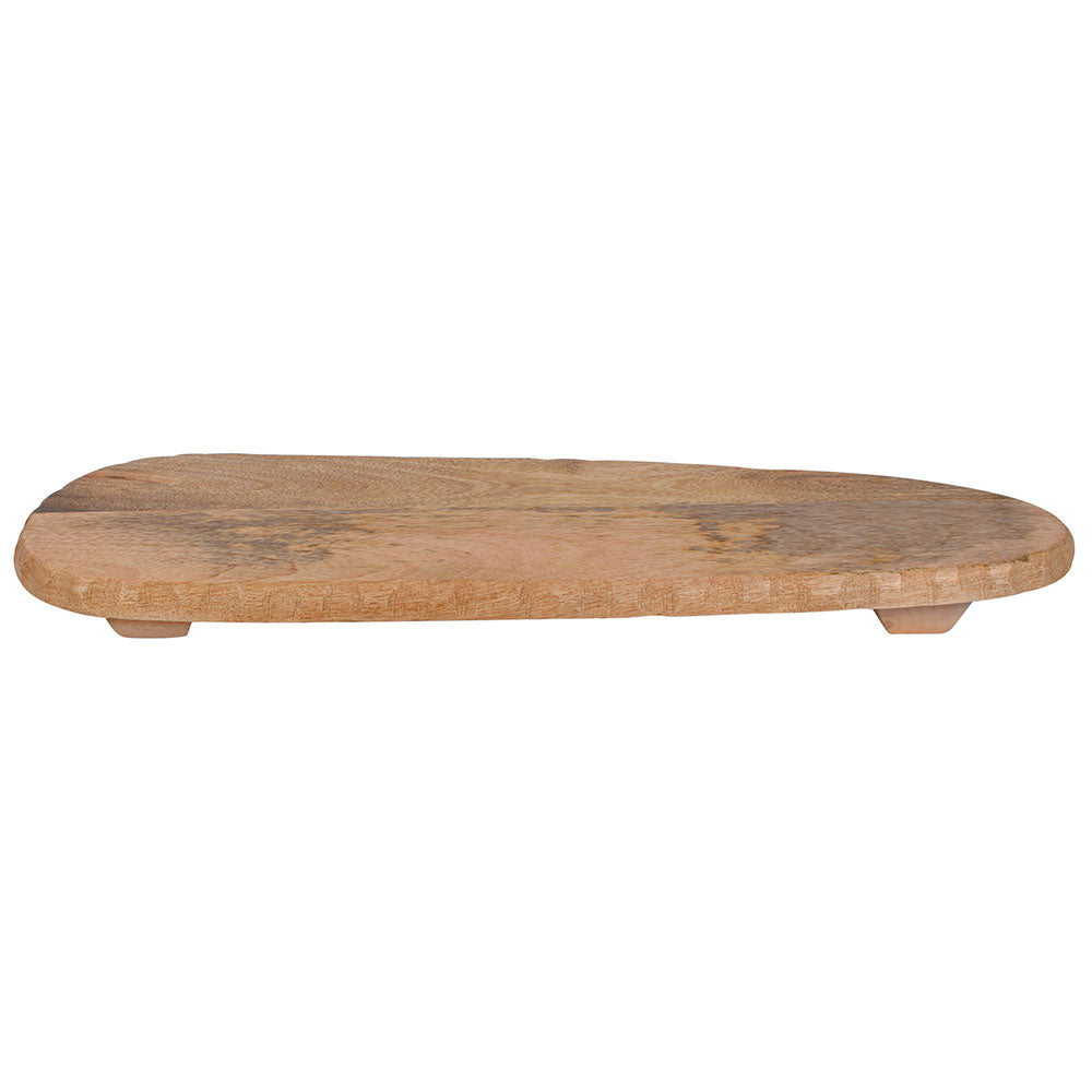 Emli Mango Wood Coupping Board Stand avec les jambes