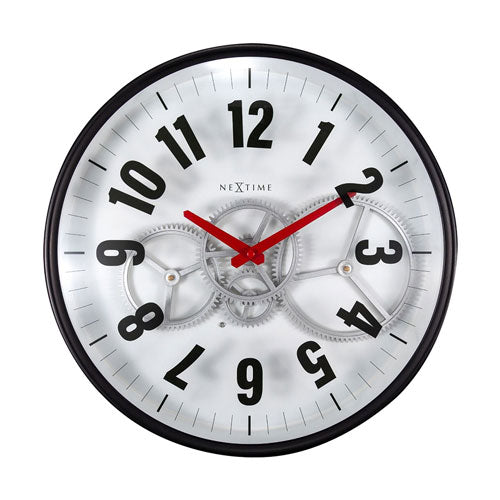 NeXtime Modern Gear Wall Clock 36cm