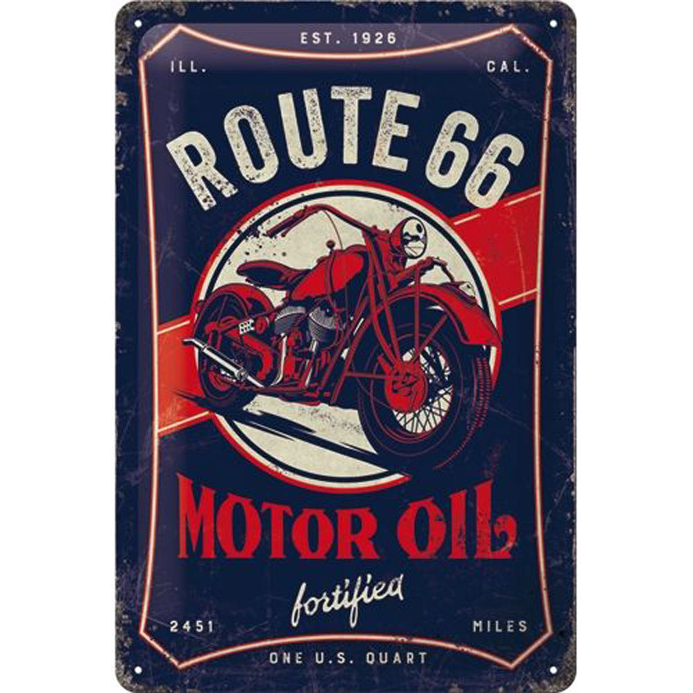 Nostalgic-Art Route 66 Medium Sign (20x30cm)