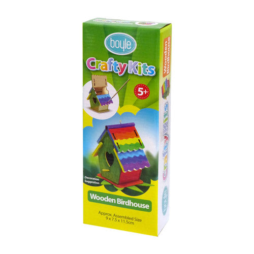 Kids Crafty Kits Paint Kit Wooden Birdhouse