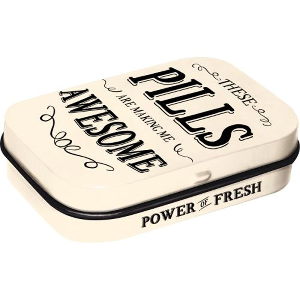 Nostalgic-Art Pills Mint Box (4x6x2cm)