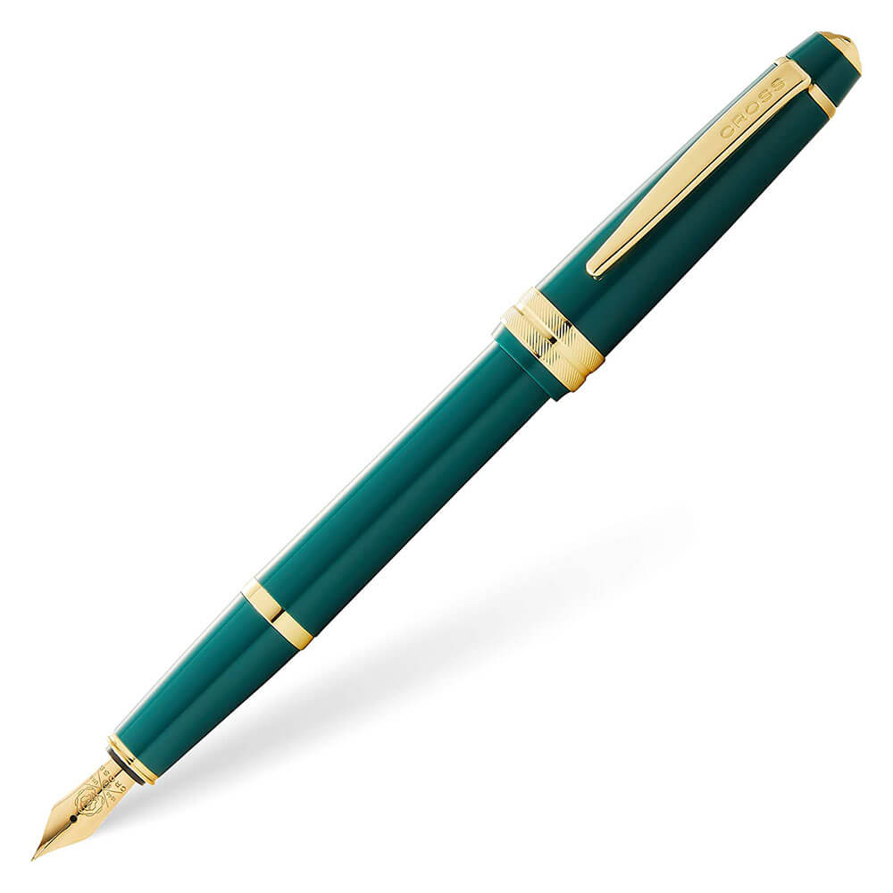 Cross Bailey Light Gloss Fountain Pen (verde/oro)