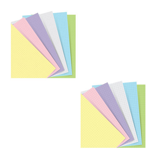 Filofax Pastel Pocket Journal Refill 60pk