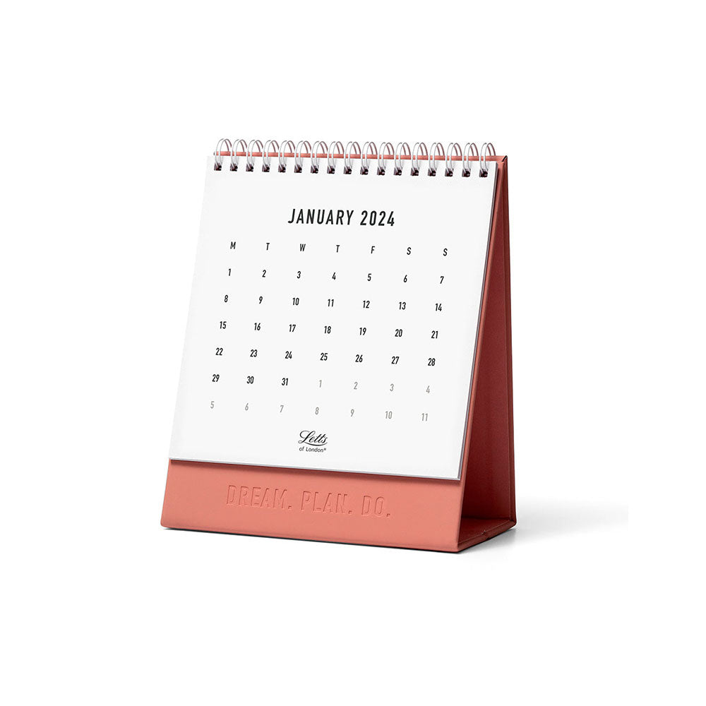 Calendario della scrivania cosciente Letts 2024