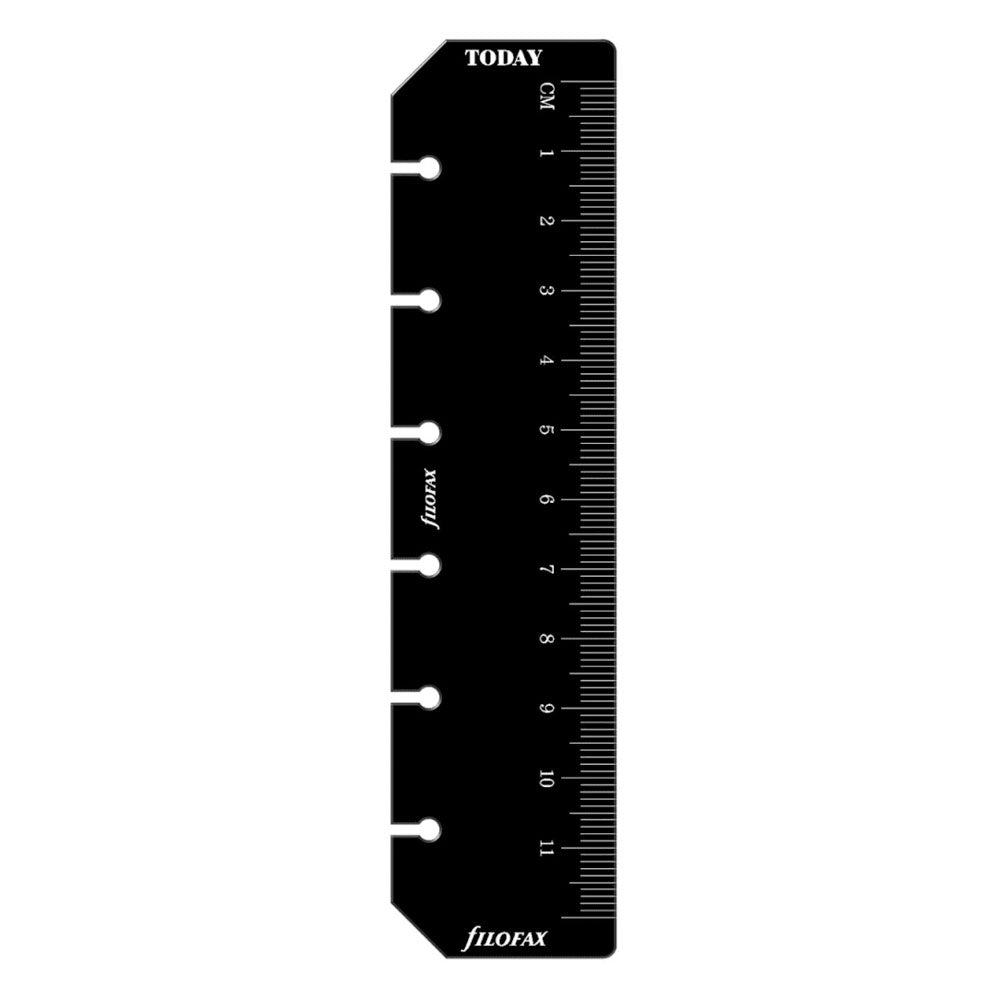 Filofax Pocket Ruler/Page Marker (Black)