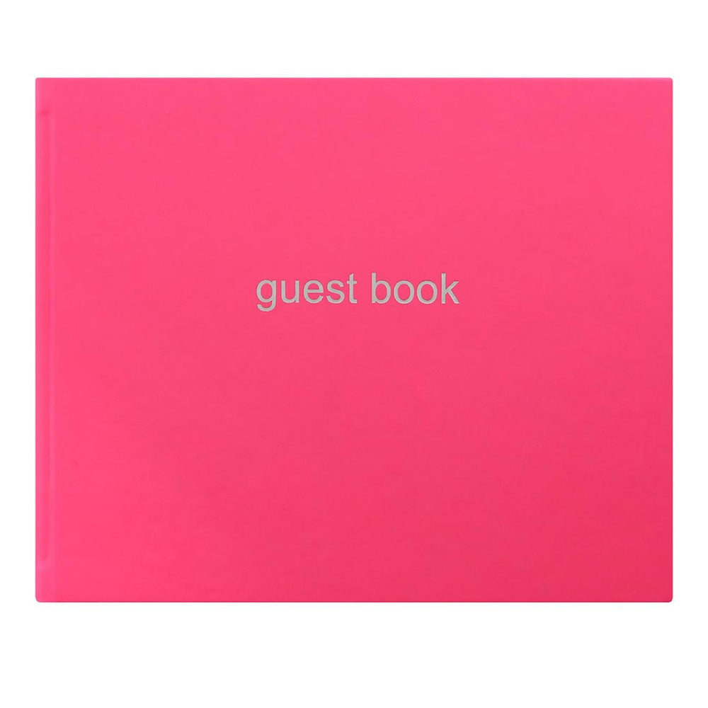 Letts Dazzle Quarto Fined Landscape Guest Book