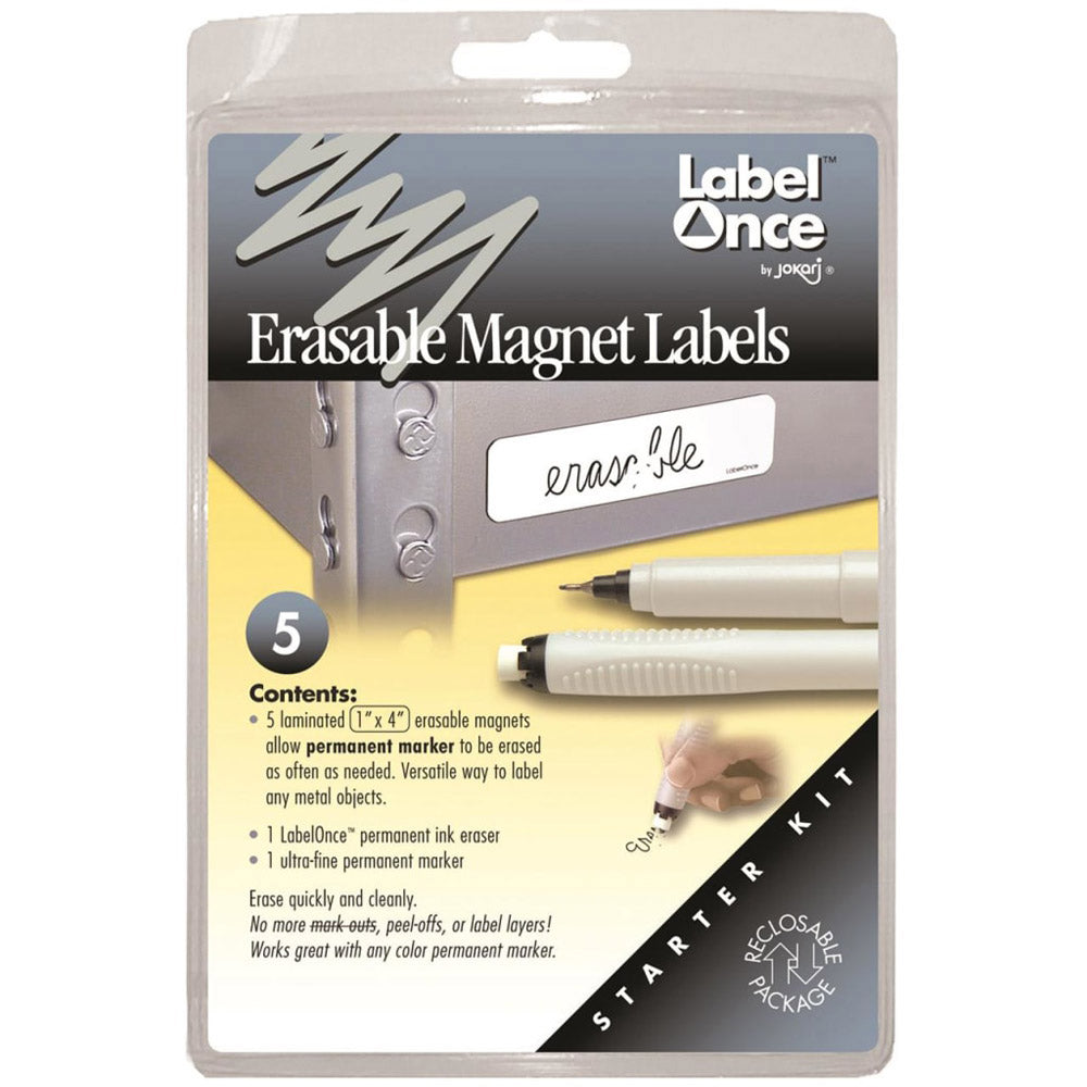 Erasable Magnet Labels