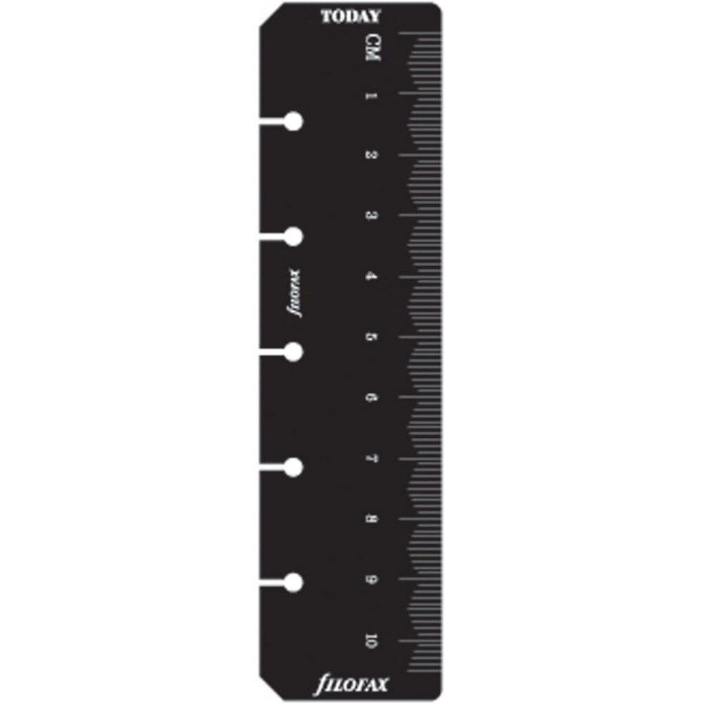 Filofax Mini Ruler/Page Marker (Black)