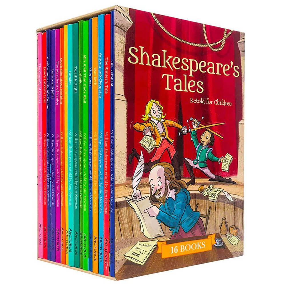 Shakespeare's Tales: Retold for Children 16 Books Set