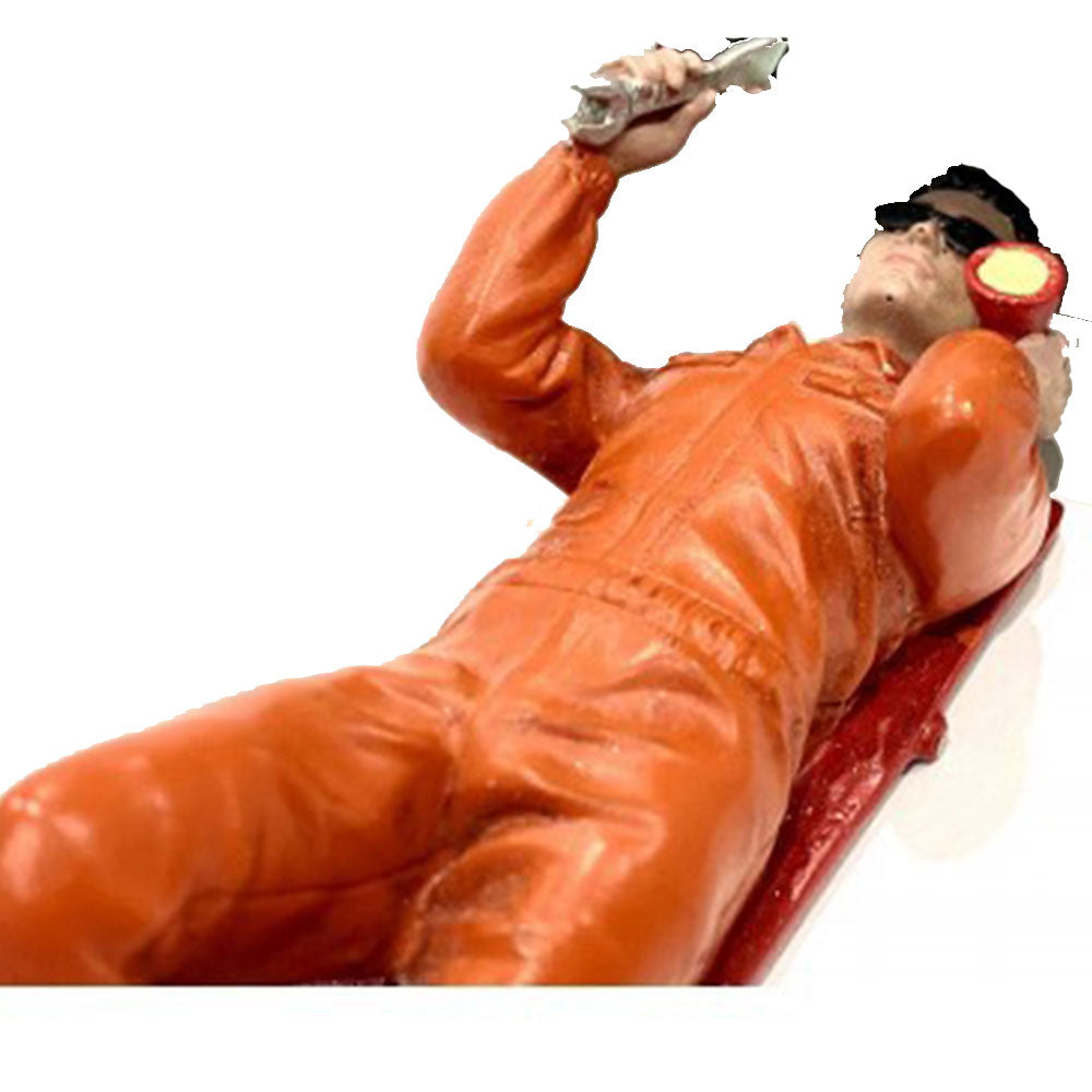 Mechaniker in Uniform, Figur im Maßstab 1:24 (Orange)