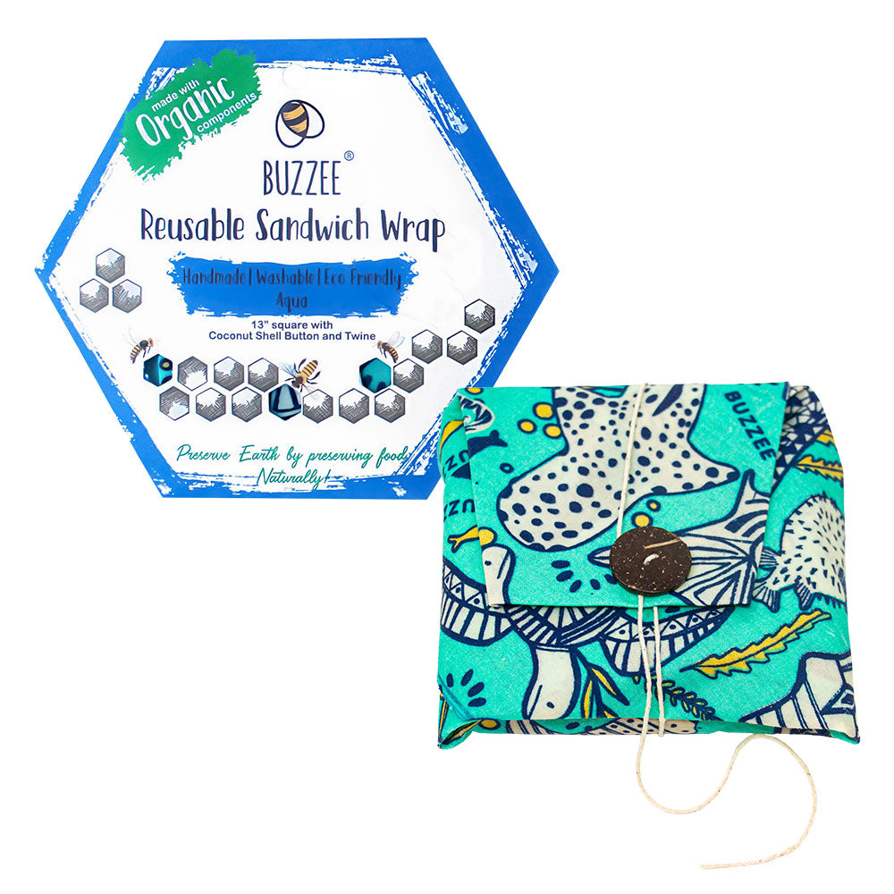 Buzzee Organic bijeswax sandwich wrap