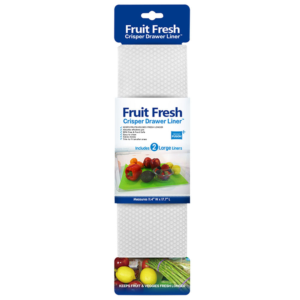 Grand Fusion Fruit Frow Crisper Drawer Liner 2pcs