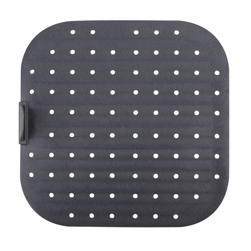 Silicone Square Air Fryer Liner 22x22cm (Charcoal)