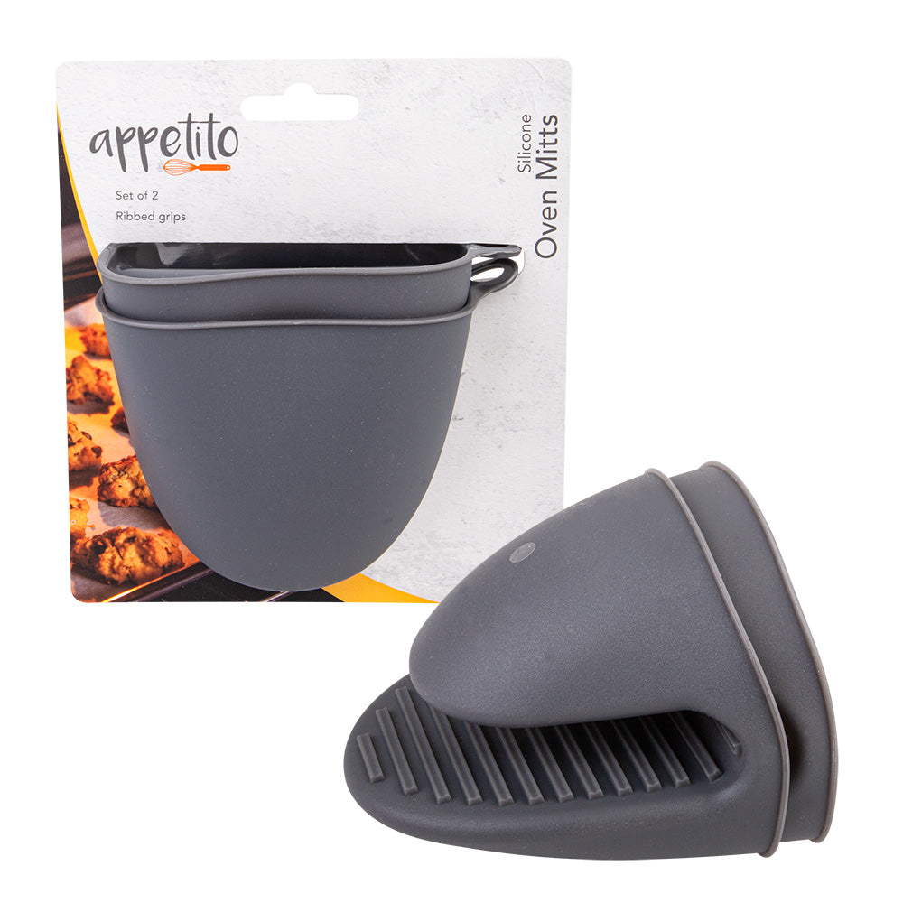 Appetito Silicone Oven Mitts (Sæt på 2)