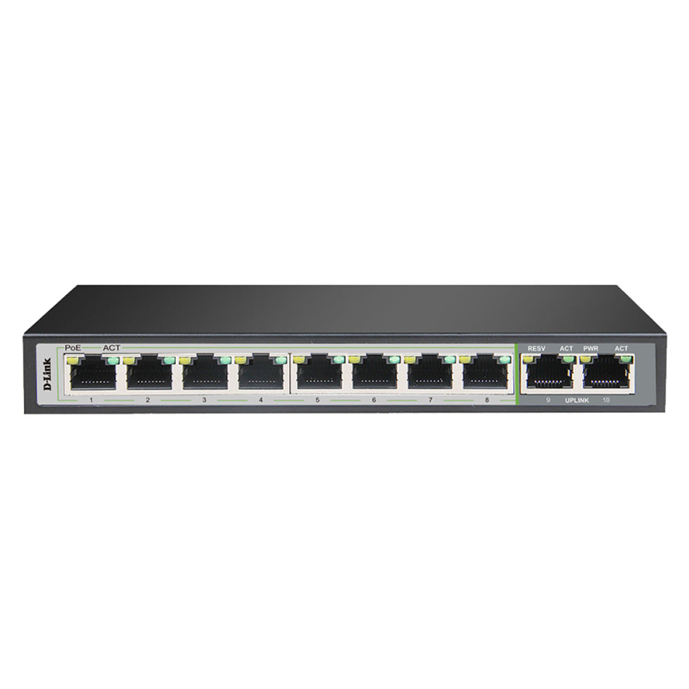 Switch Poe de Gigabit D-Link com 2 portas de uplink