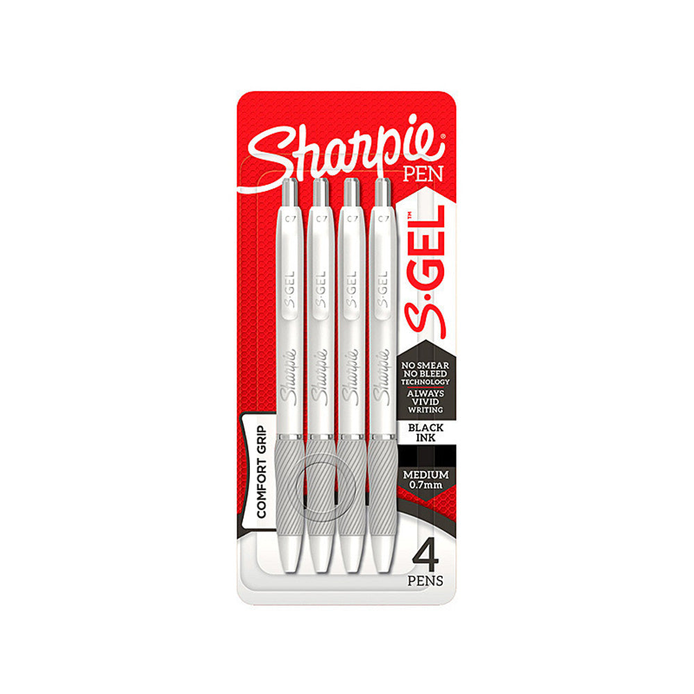 Penna S-gel inchiostro neri Sharpie (scatola di 6)