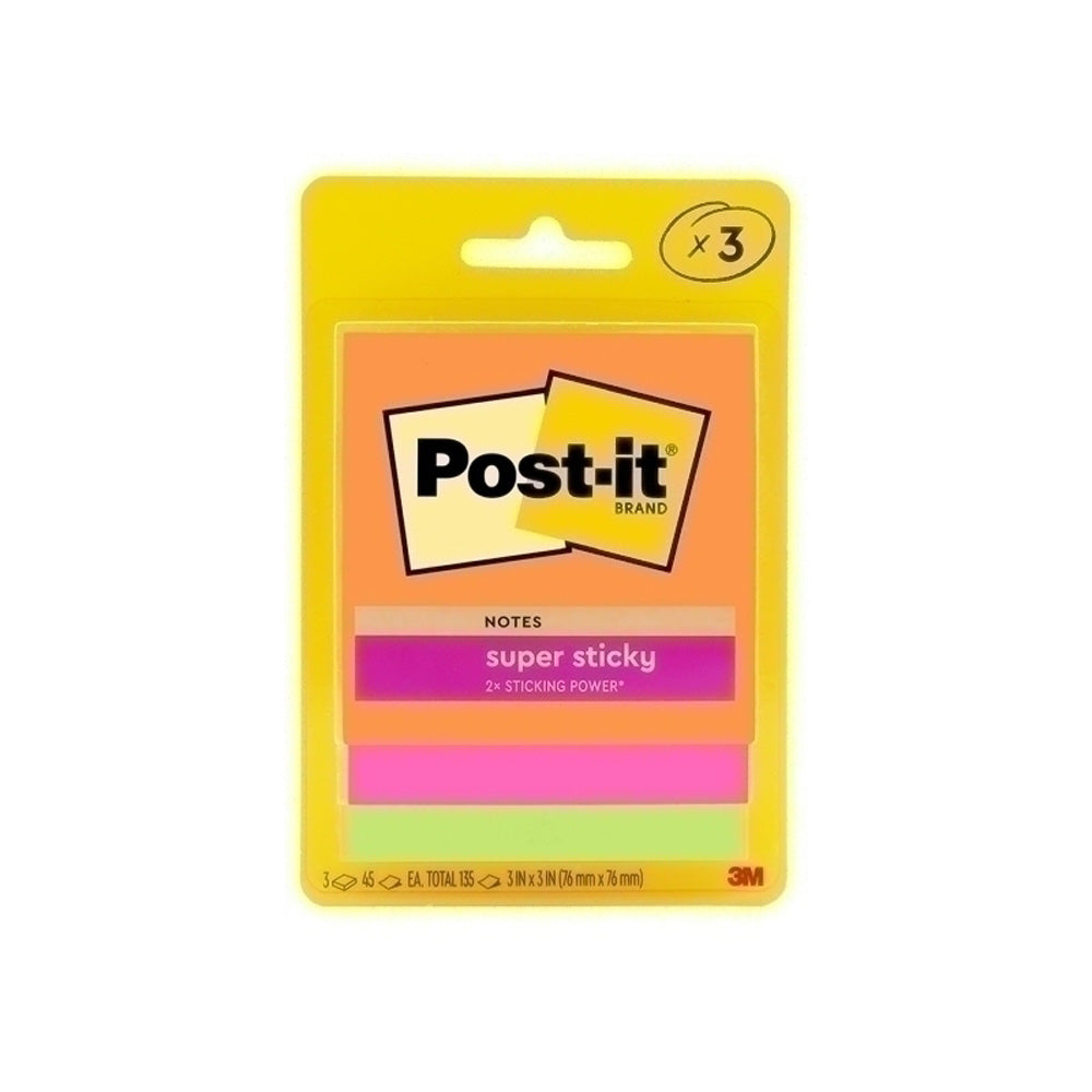 Note Post-It Super Sticky (3x3in)