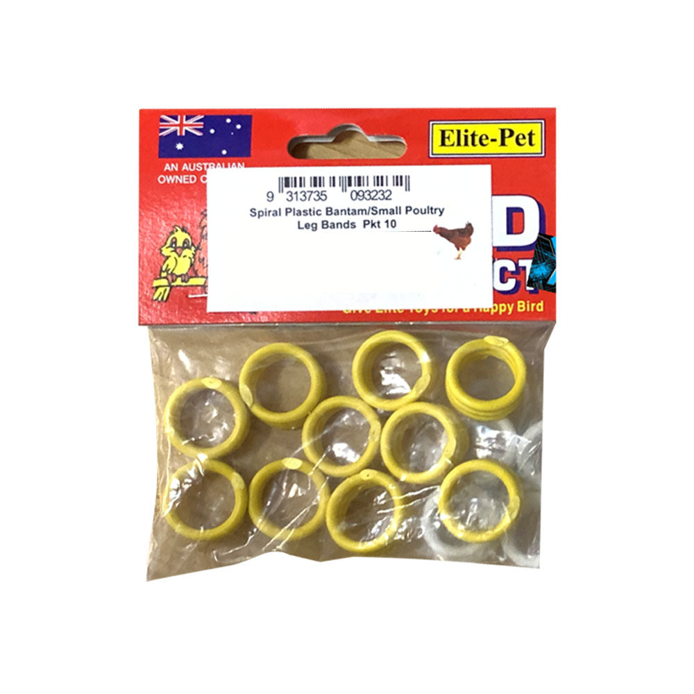 Elite Pet Plastic Leg Ring 10pk