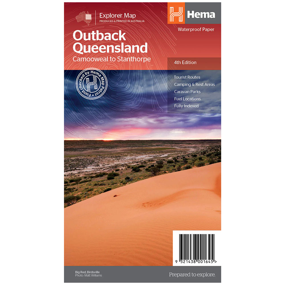 Mapa de Hema Outback