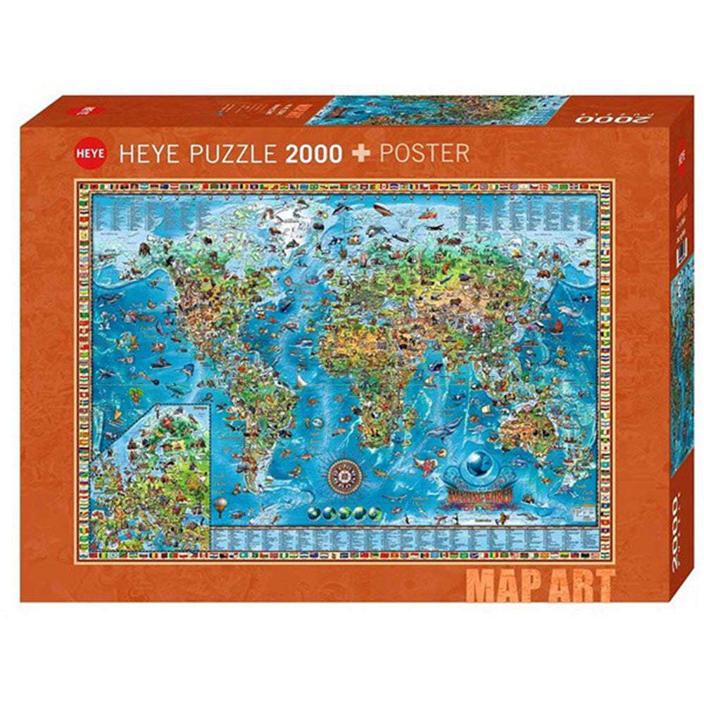 Heye Map Art Puzzle Puzzle 2000pcs