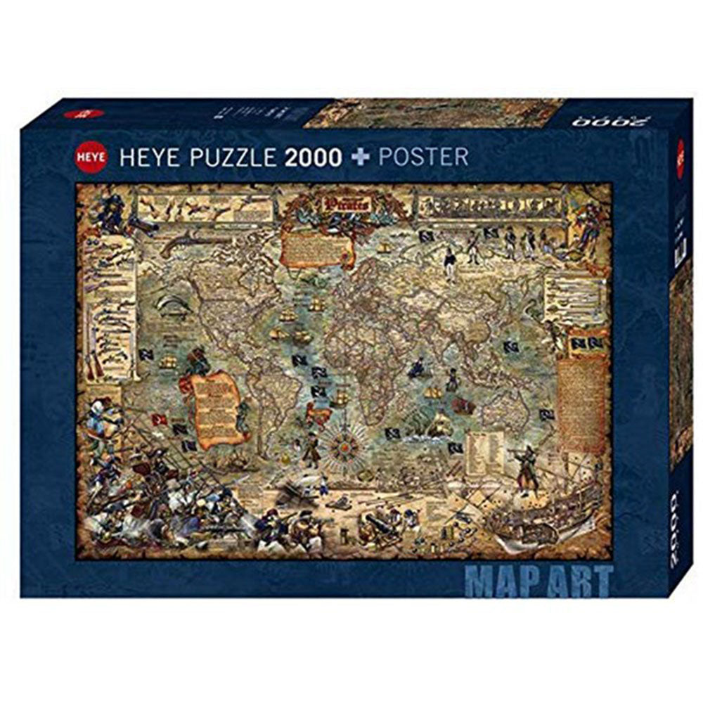Heye Map Art Puzzle Puzzle 2000pcs