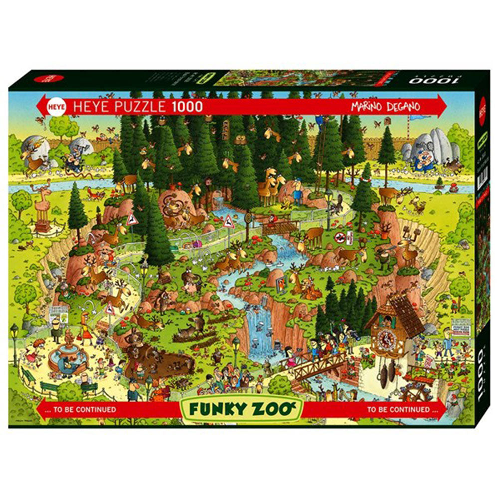 Heye funky zoo puzzle puzzle 1000pcs