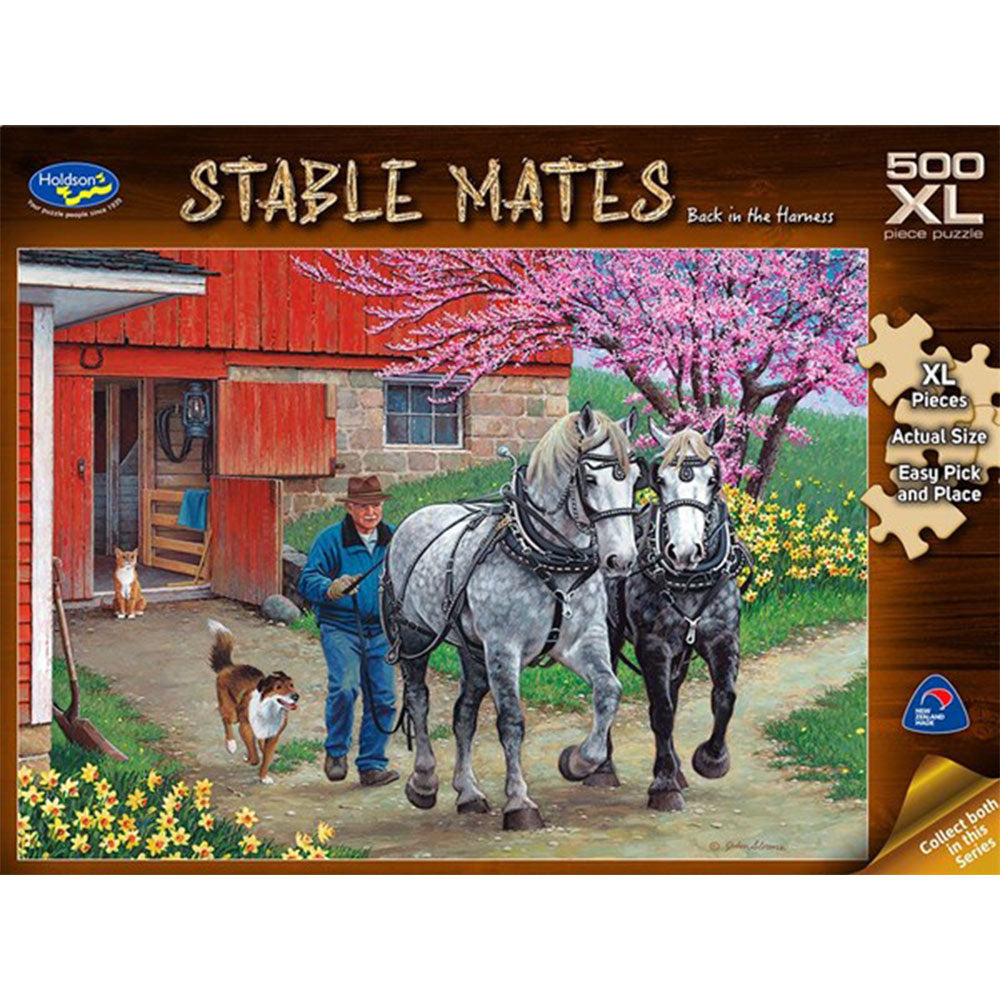 Puzzle de pièces de mates stables 500xl
