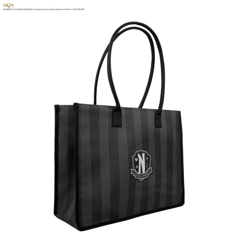 Wednesday TV Nevermore Academy Shopping Bag (Black)