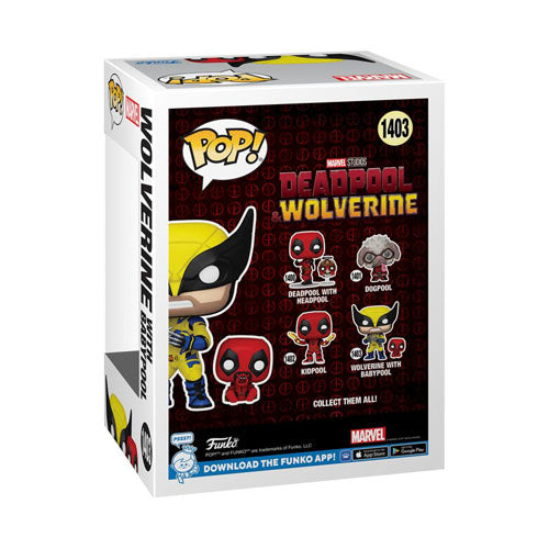 Deadpool 3 Wolverine with Babypool Pop! Vinyl