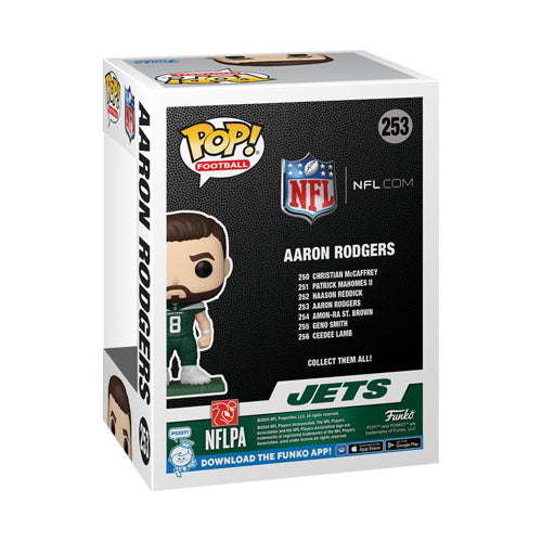 NFL: Jets Aaron Rodgers Pop! Vinyl