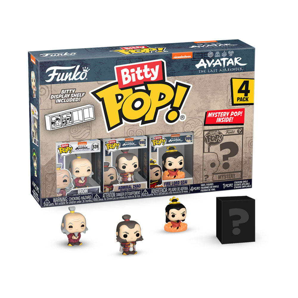 Avatar: the Last Airbender Iroh Bitty Pop! 4-Pack