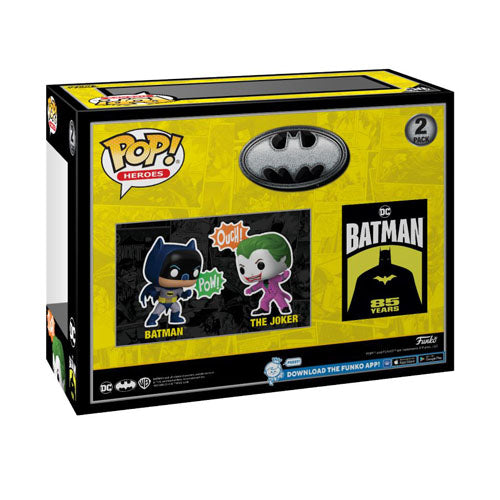 85th Anniv Batman & Joker 1966 US Exclusive Pop! Vinyl 2pk