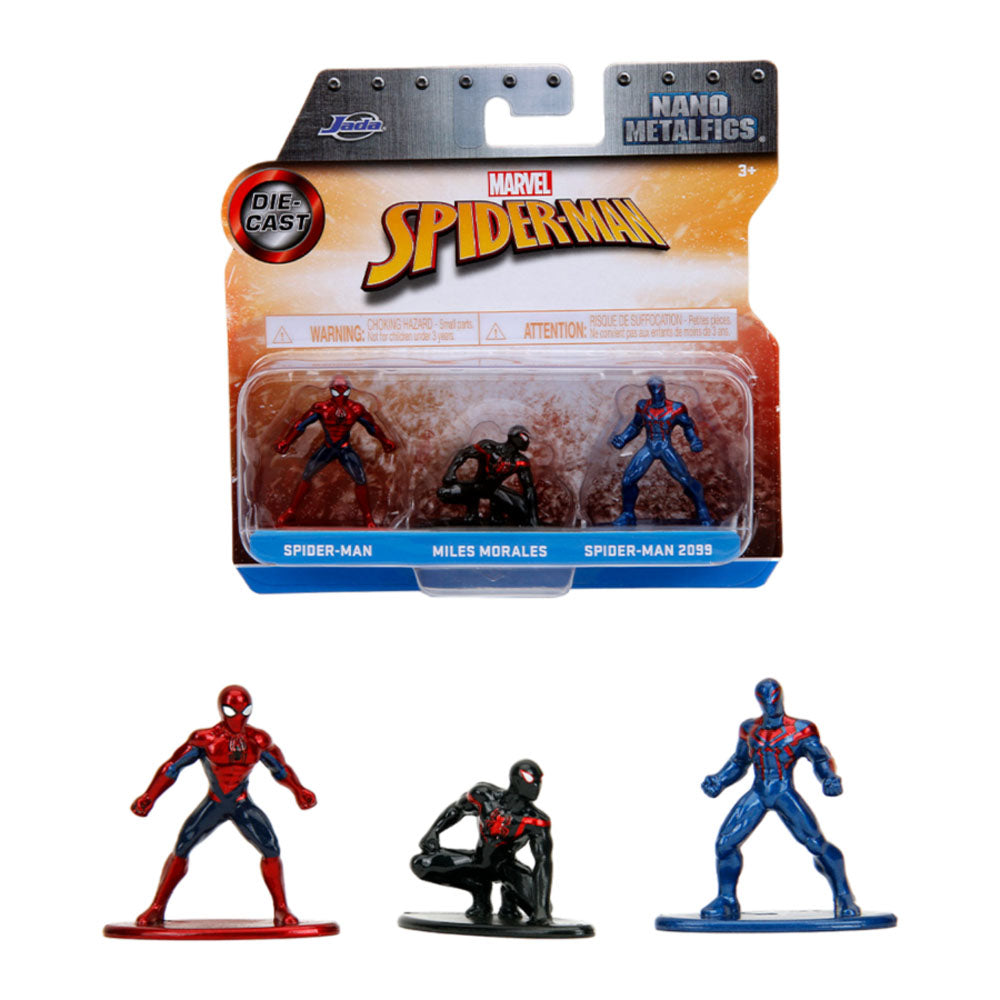 Spider-Man Nano MetalFig 3-Pack