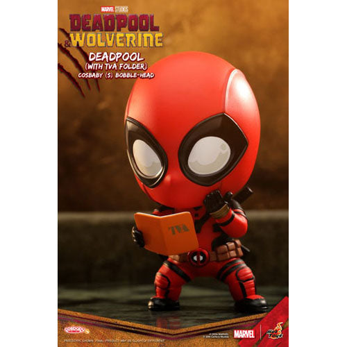 Deadpool & Wolverine Deadpool with Book Cosbaby