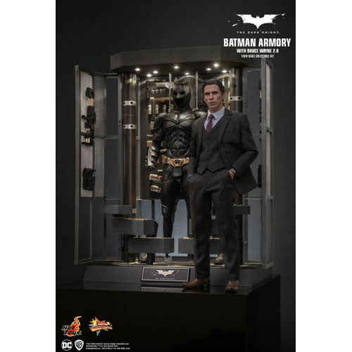 Dark Knight Batman Armory w/ Bruce Wayne 2.0 1:6 Figure Set