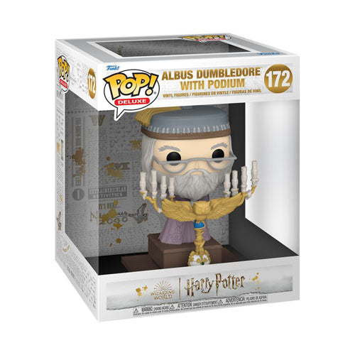 Harry Potter Dumbledore with Podium Pop! Deluxe