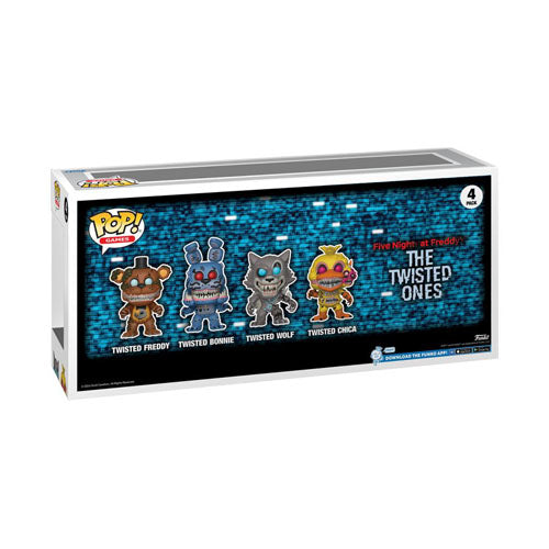 Five Nights at Freddy's Twisted Ones US Glow Pop! Vinyl 4pk