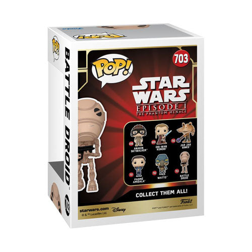 Star Wars: Phantom Menace 25th Anniv Battle Droid Pop! Vinyl