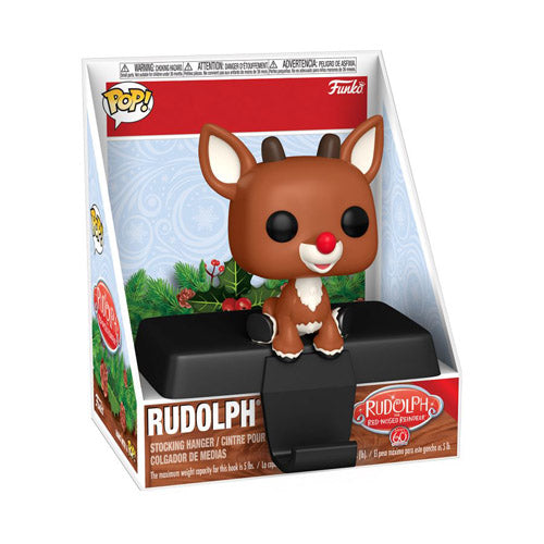 Rudolph Pop! Edge-Sitter Stocking Hanger