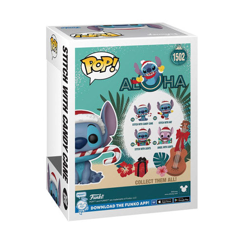 Lilo & Stitch: Stitch with Candy Cane Holiday Pop! Vinyl