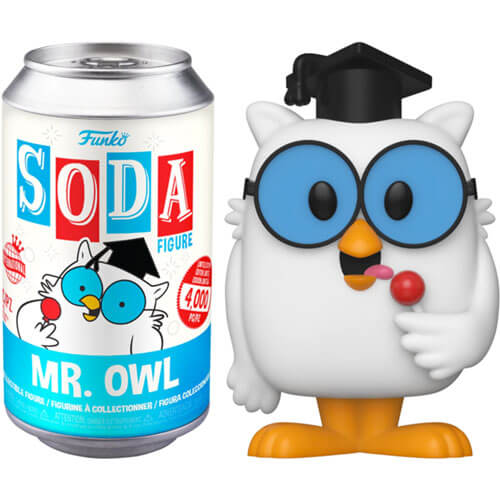 Tootsie Pop Mr. Owl Vinyl Soda Chase Ships 1 in 6