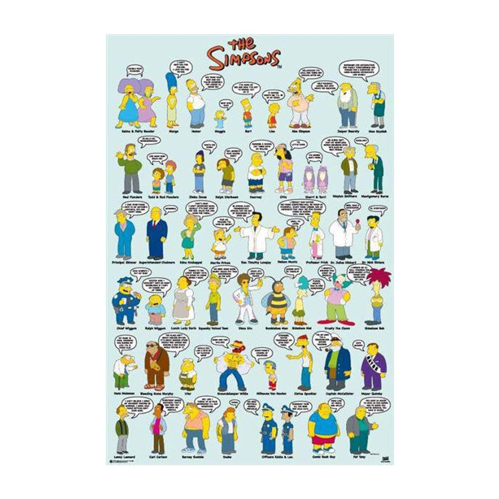 Il poster di Simpsons
