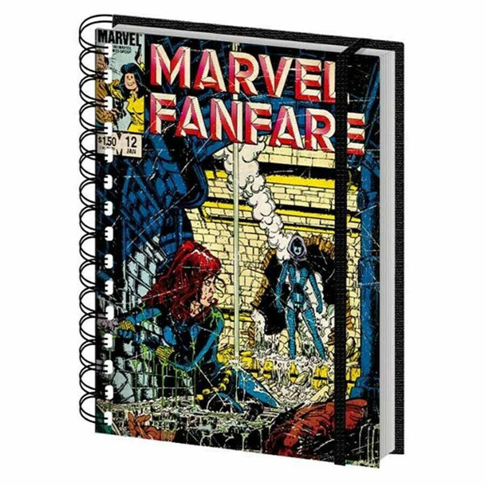 Notebook espiral da Marvel Comics