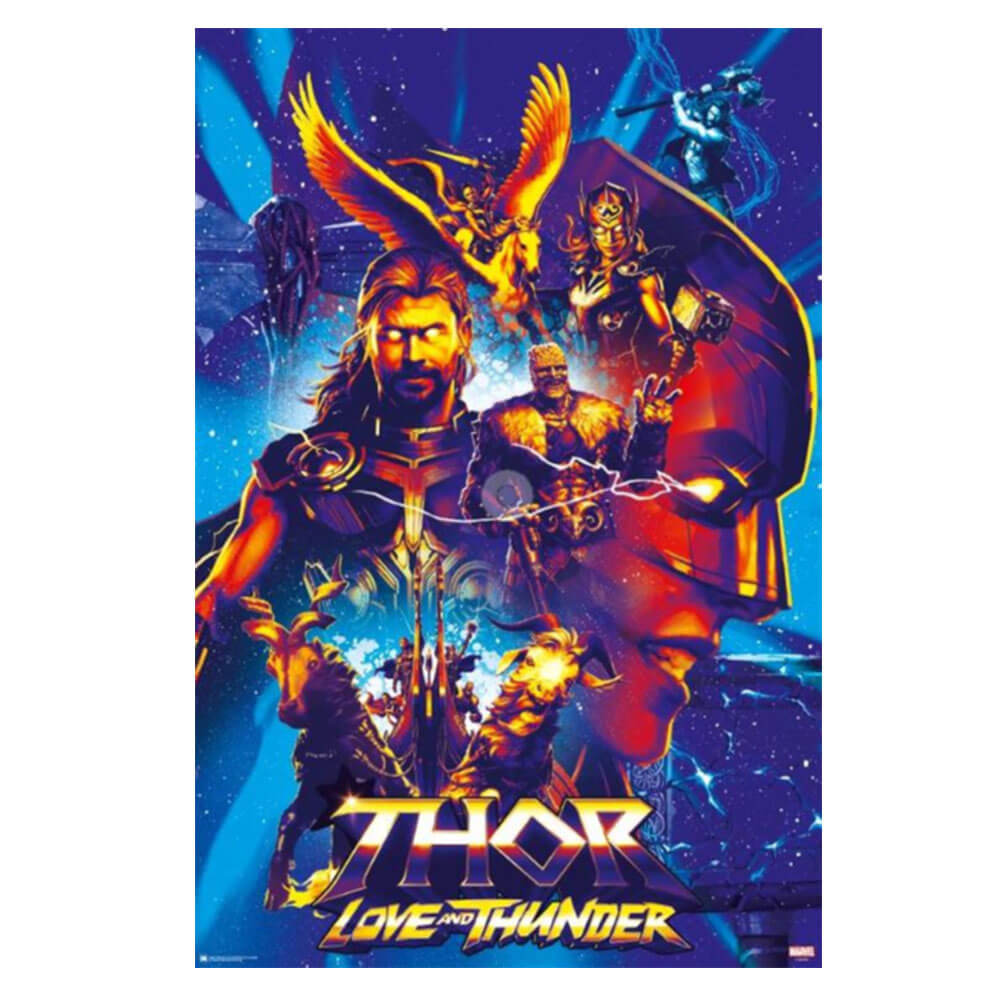 Thor: Affiche d'amour et de tonnerre (61x91,5 cm)