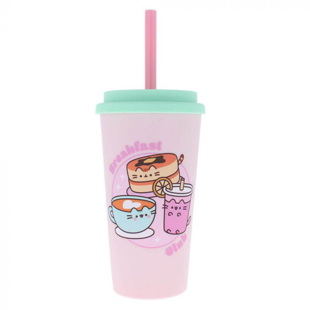 Pusheen Breakfast Club Beaker & Straw