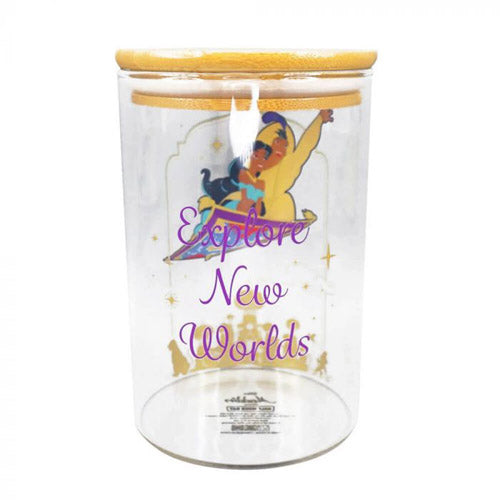 Disney Aladdin Explore New Worlds Glass Storage Jar