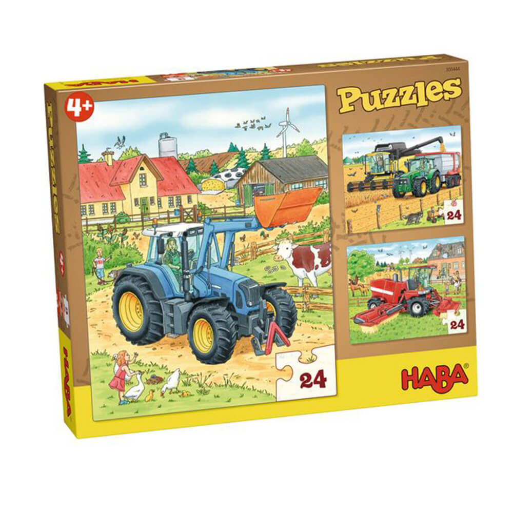 Puzzle Haba con 3 design 24pcs