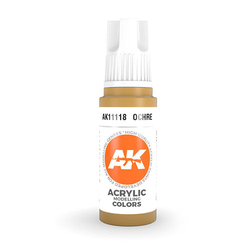 AK Interactive 3Gen Ocher Acrylic Paint 17mL